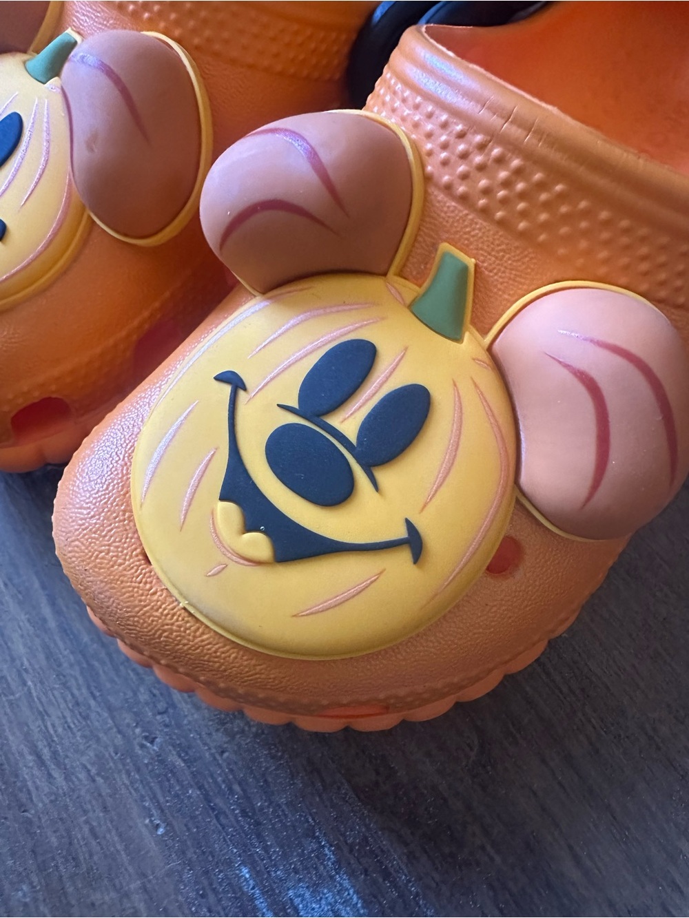 Disney Pumpkin Mickey Clog Sandals from Disneyland - Picture 4 of 14